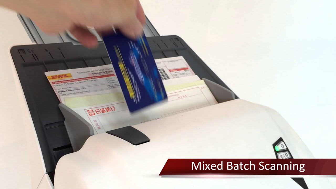 Mustek P-series document scanners demonstration