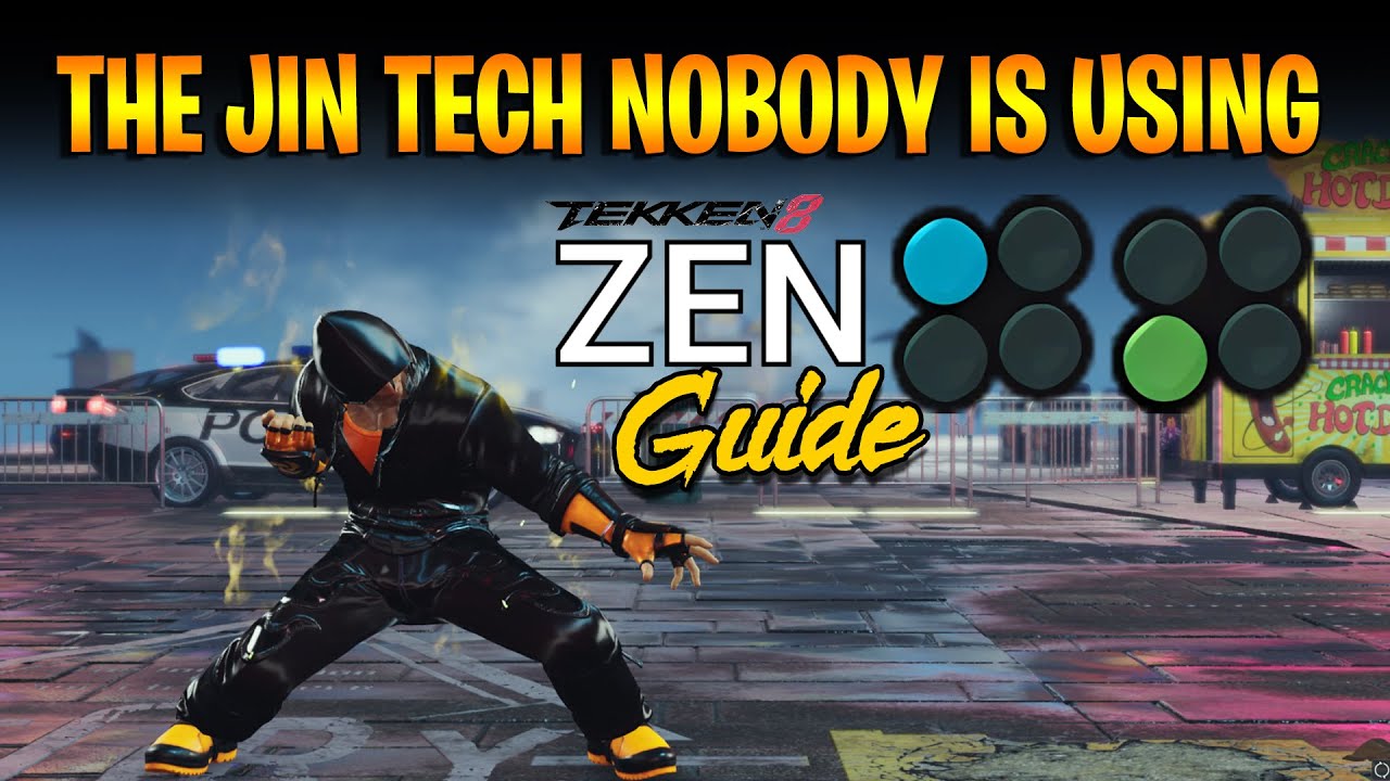 Jin's zen 1,3 tech | Tekken 8