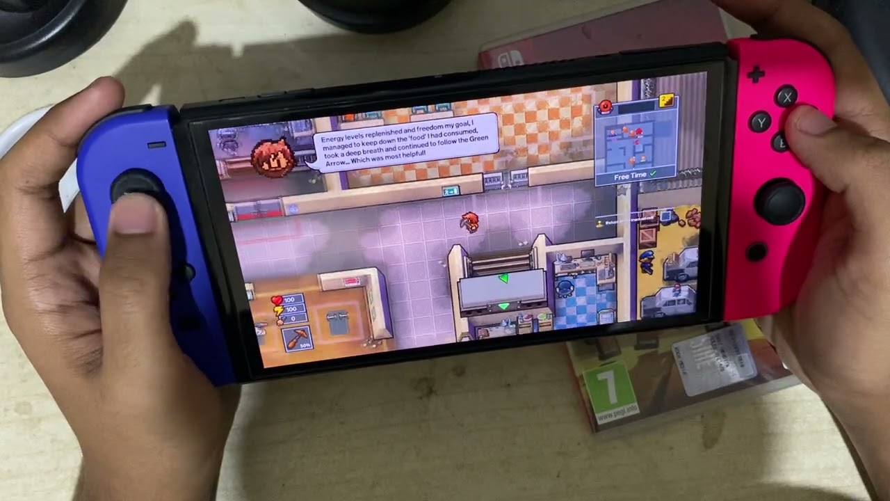 First Time Unboxing and Playing The Escapists 2 on Nintendo Switch OLED