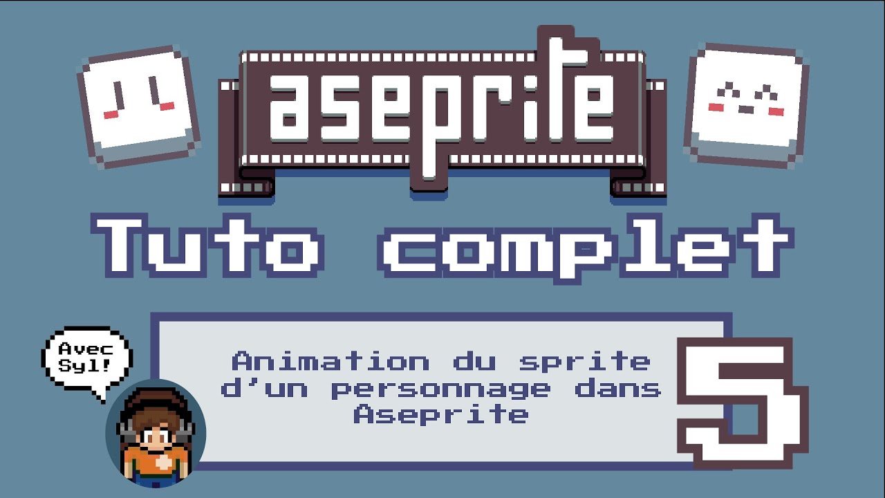 Tutoriel Aseprite - 5/6 - Animation du sprite d'un personnage dans Aseprite