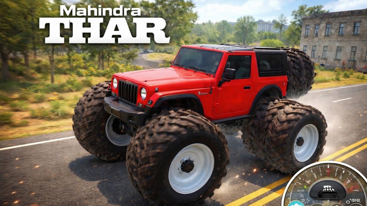 Mahindra Thar Monster Truck Gameplay | Ultimate Offroad Madness