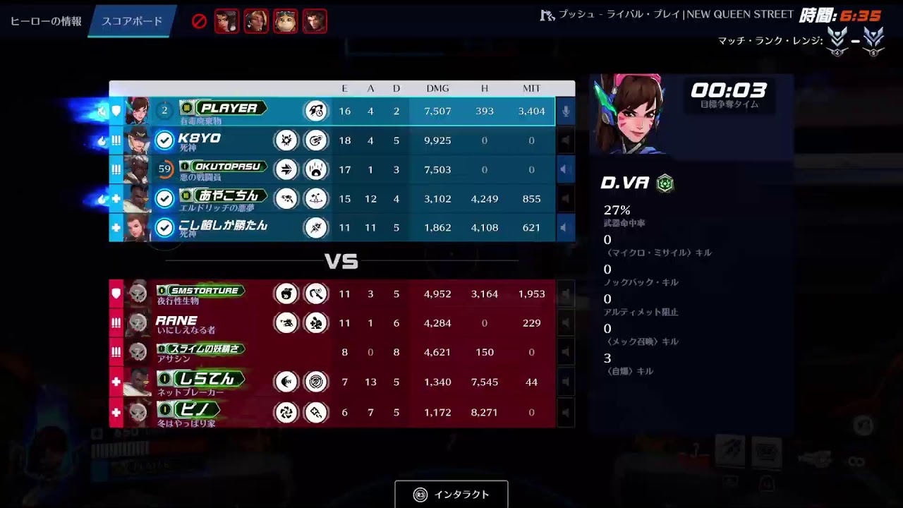 [OW2雑談]レートほしい
