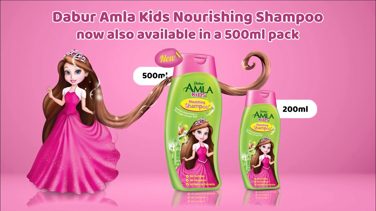 Dabur Amla Kids Nourishing Shampoo | Now available in bigger size