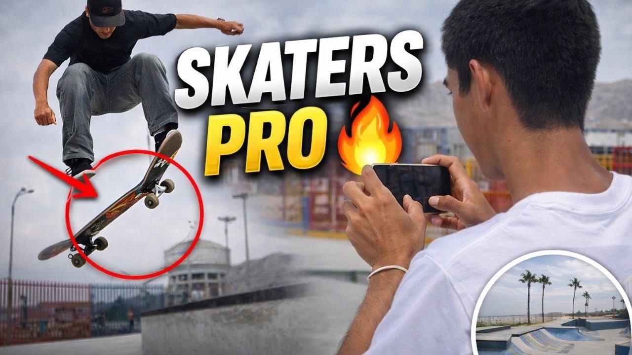 Patinando en COMAS SKATE y en LA PUNTA con SKATERS PRO.