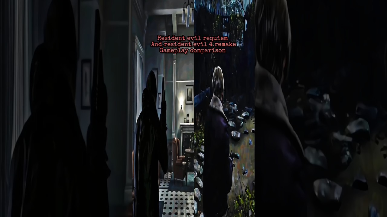 Resident evil requiem & resident evil 4remake gameplay comparison 