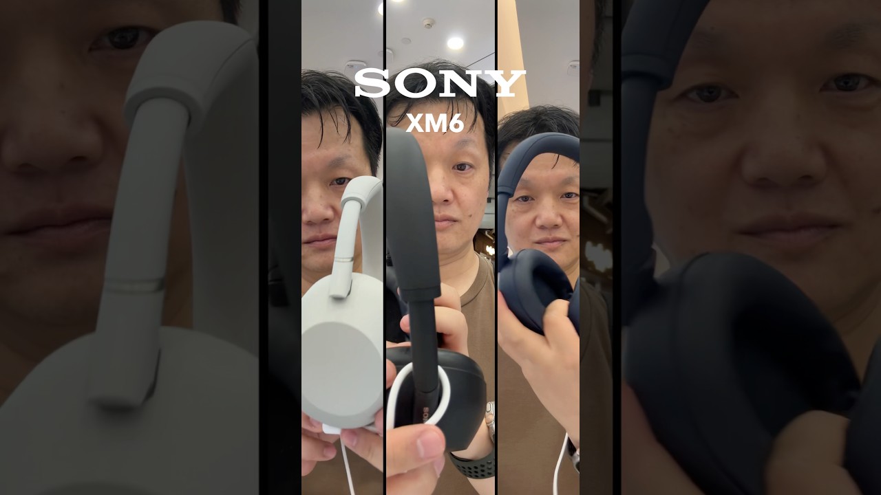 Apple Fan tries the NEW Sony Headphones XM6 &hellip; and it sorta, kinda &hellip;