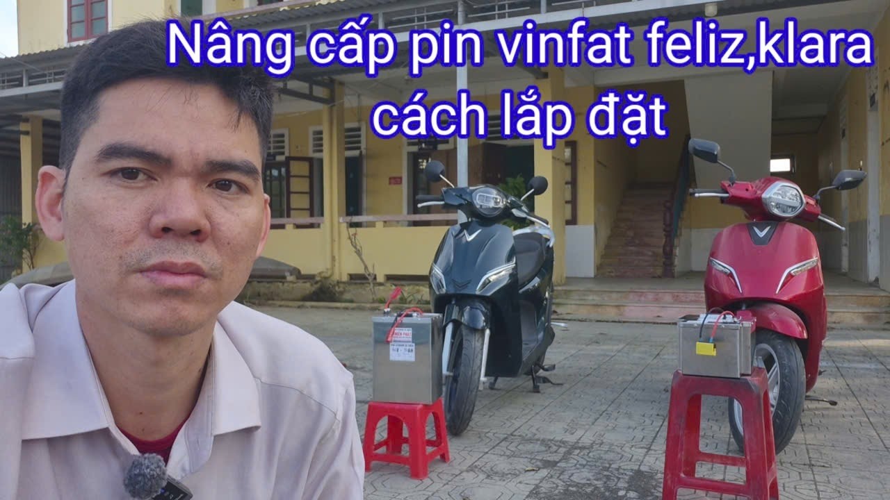 Nâng cấp pin Lfp cho xe vinfat feliz và Klara A2 và cách lắp đặt | xe điện thiên phât