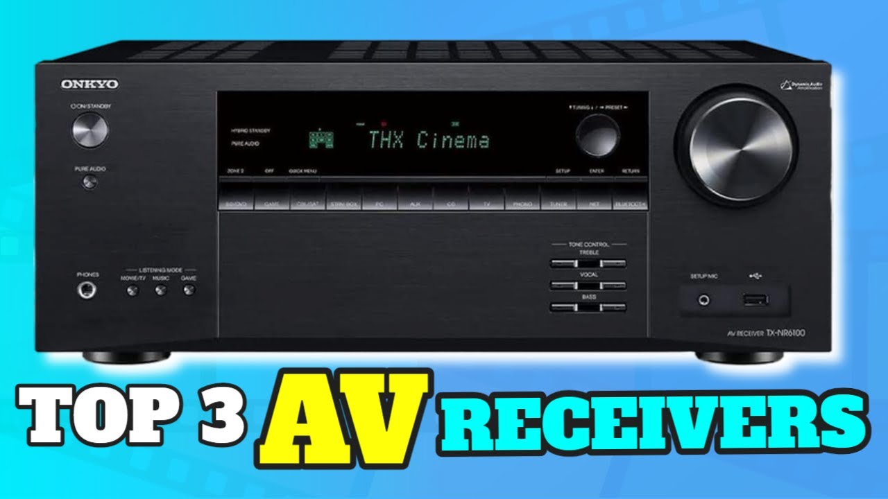Top 3 AV Receivers In 2025 | AV Receiver Buying Guide