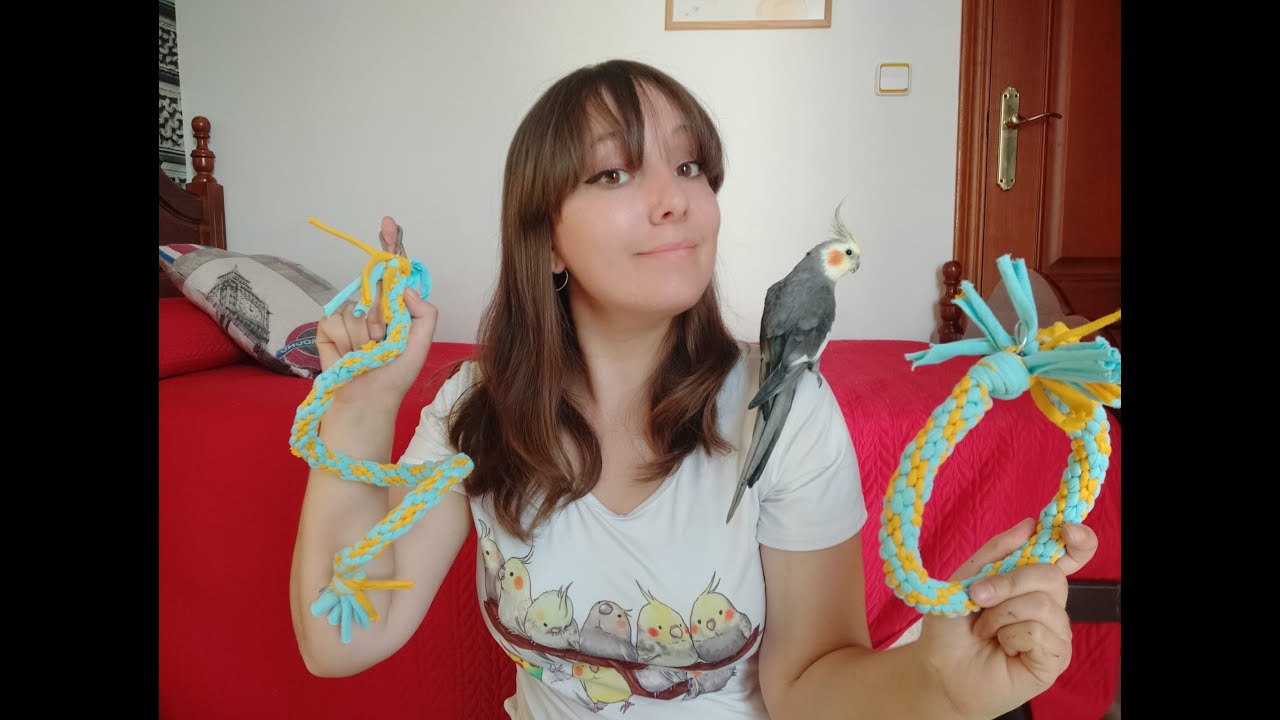 Espiral y columio de TRAPILLO para aves+colaboración con aviario_pipapluma