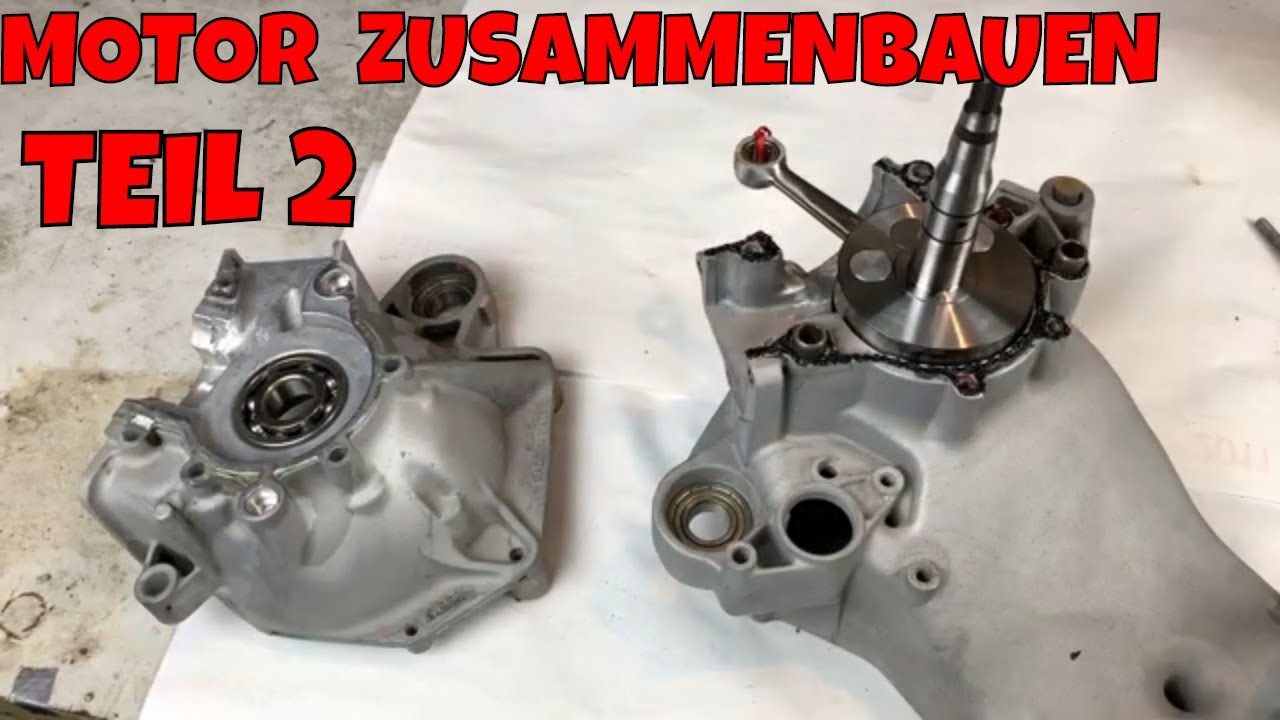 Kurbelwelle Lager und Simmerringe einbauen / Motor generalüberholen Teil 2