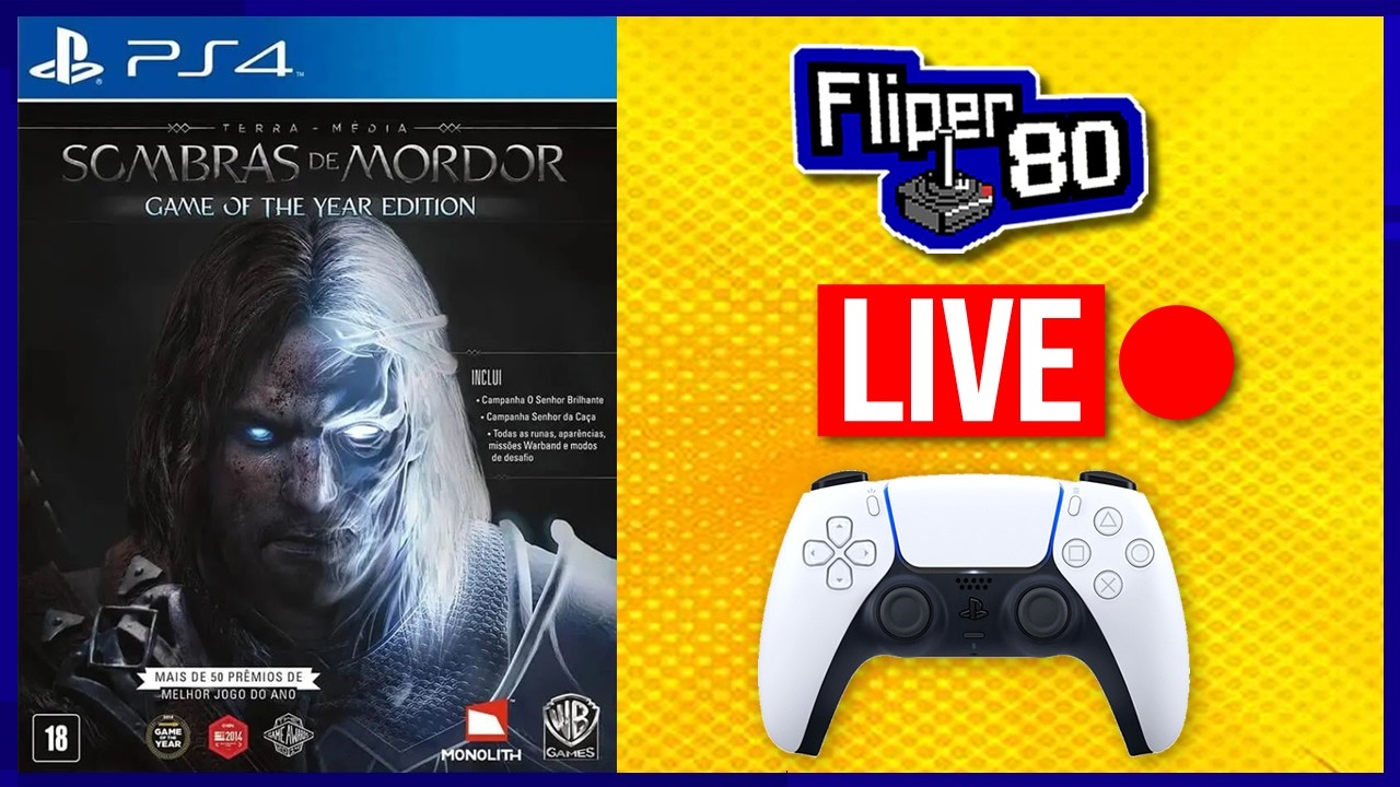 Sombras de Mordor PS5 PRO EP08 - Revivendo o clássico!