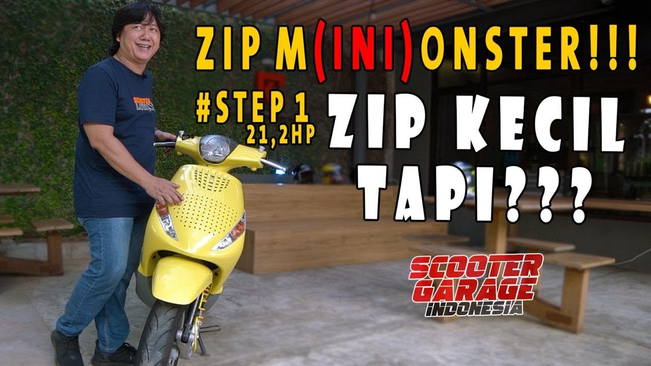 PIAGGIO ZIP MONSTER 21HP !! #MODIFIKASI
