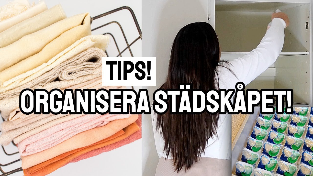 ORGANISERA & STÄDA STÄDSKÅPET MED MIG!