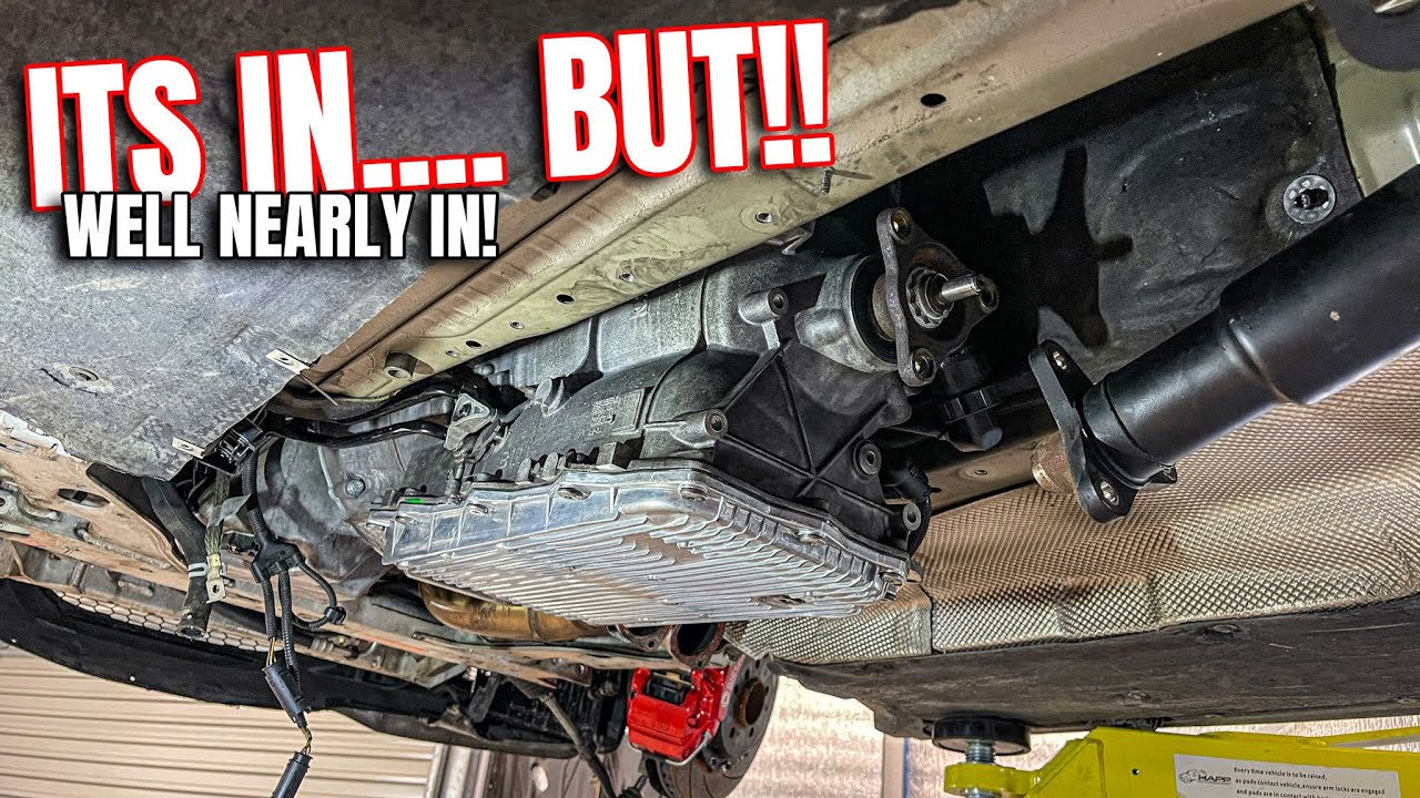 THE 8HP & FORGED N54 IS IN BUT 2 SMALL PROBLEMS