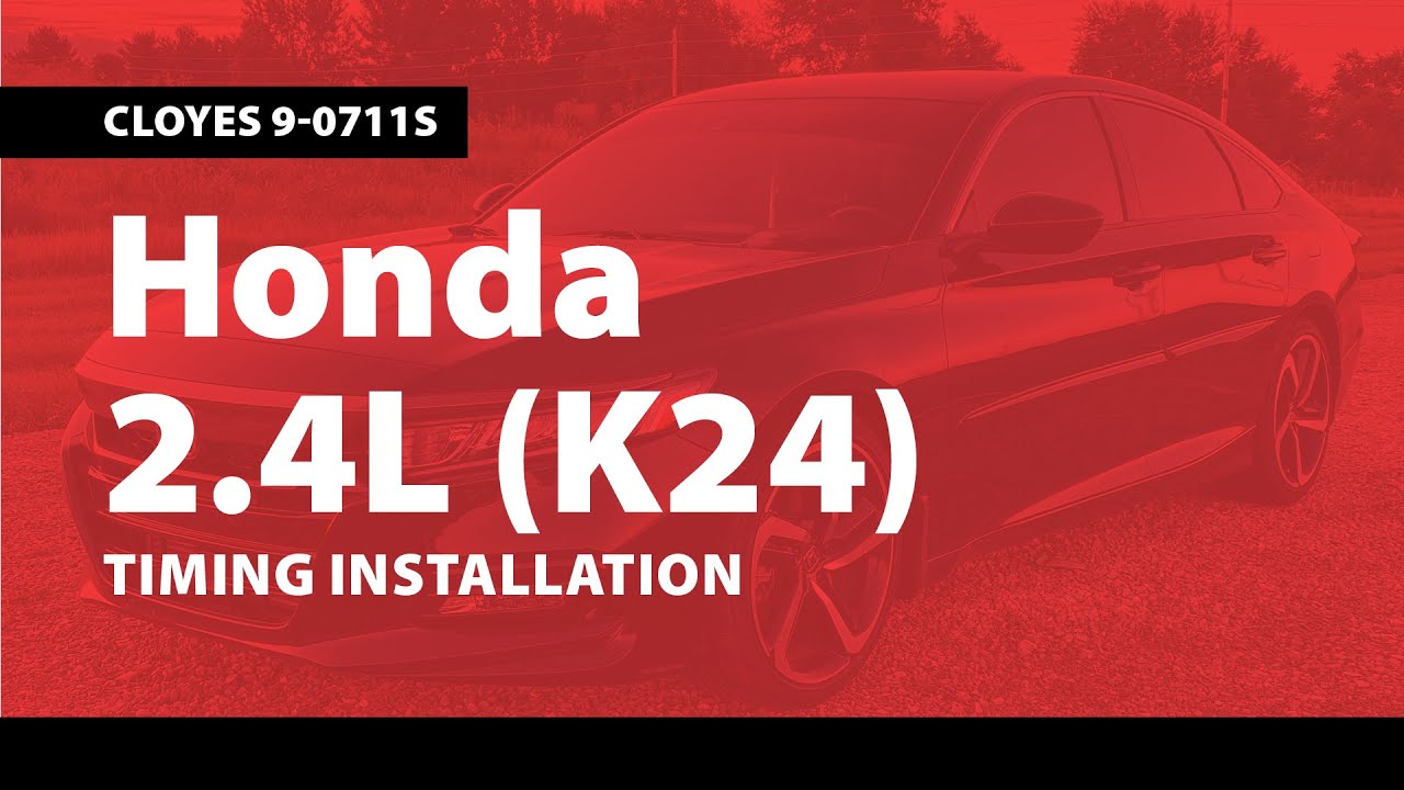 Honda 2.4L (K24) Timing Chain Replacement