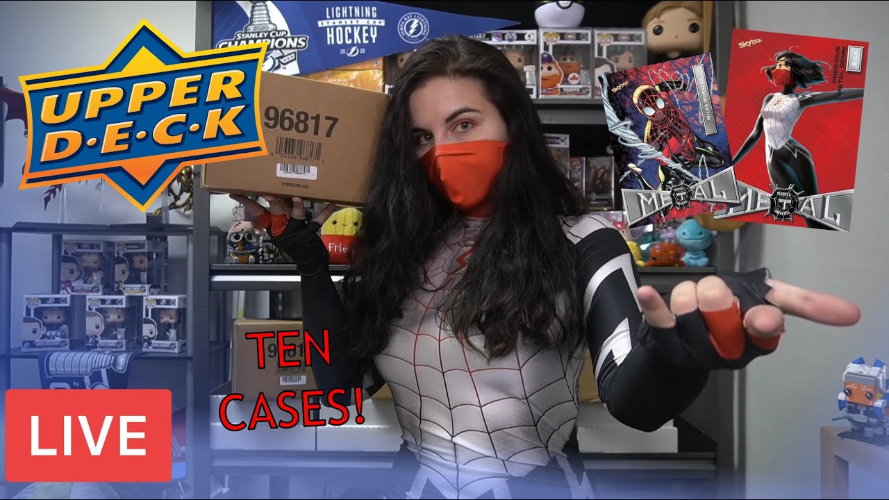 LIVE BREAK: Silk Opens TEN CASES of Upper Deck Spider-Man Metal Universe!