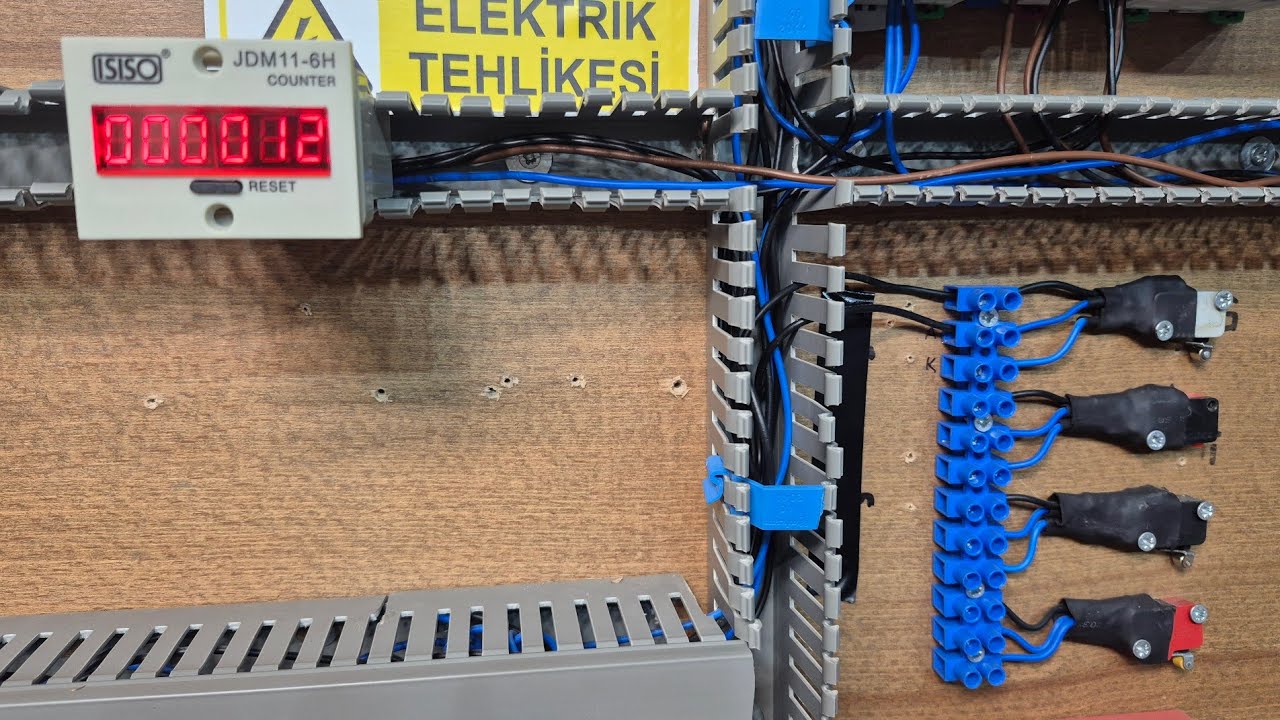 SINIR ANAHTARI İLE TUR SAYICI BAĞLANTISI JDM11-6H COUNTER