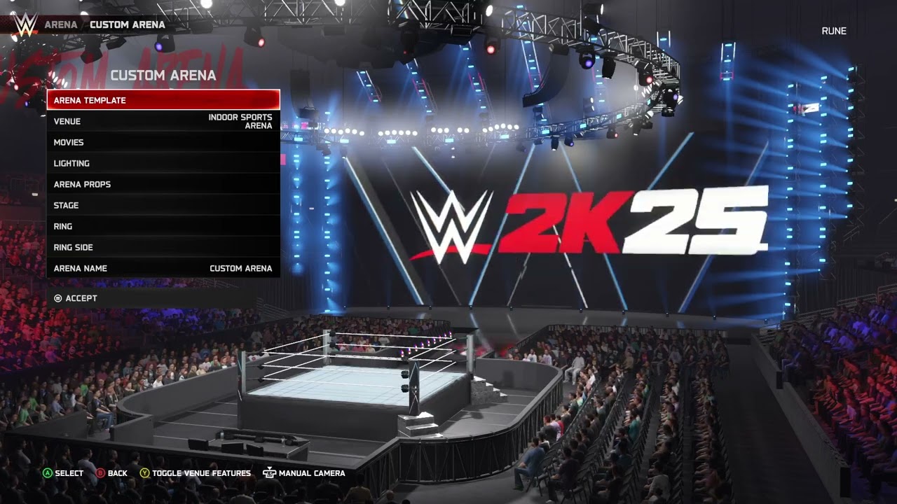 How to Create Custom Arena in WWE 2K25