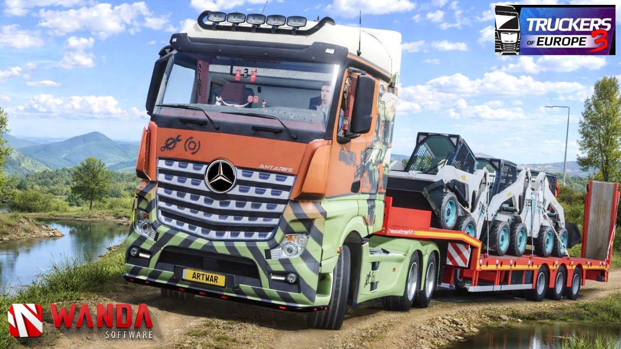 Dangerous hard offroad tubingen | Truckers of Europe 3 | Realistic HD gameplay 