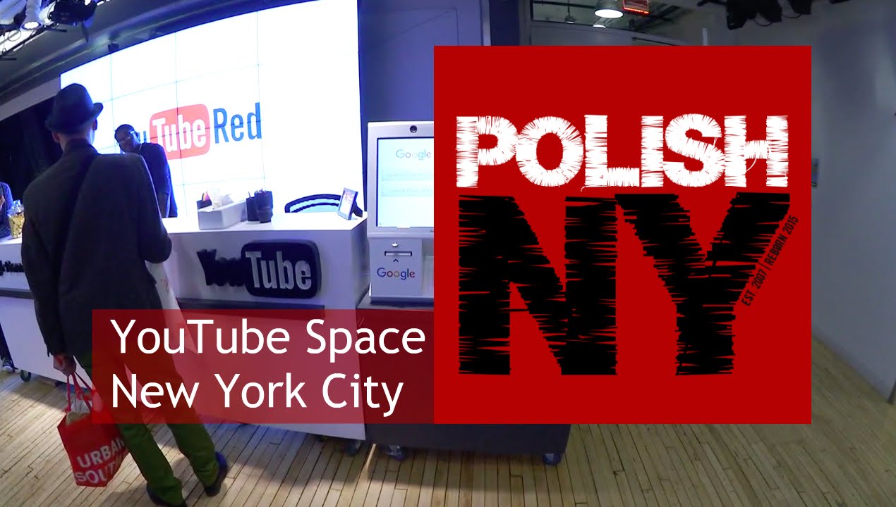Zycie w Nowym Jorku: Wizyta w YouTube Space NY (Polish-NY VLOG #29)