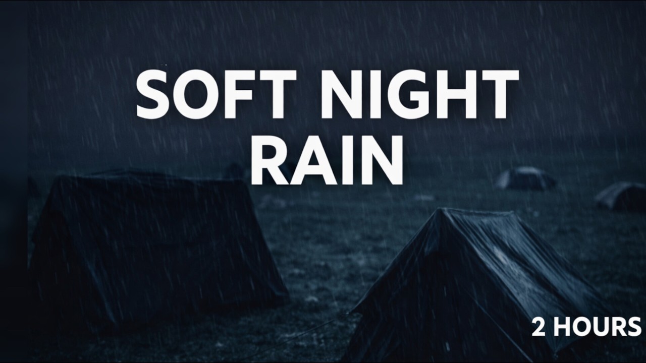 Rain Sounds for Sleeping | Night Rain Ambience