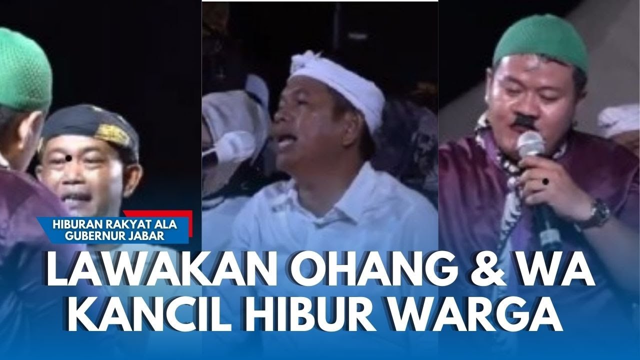 FULL LAWAKAN Logat Indramayu Wa Kancil & Ohang bareng Gubernur Kang Dedi di Majalengka Warga Tertawa