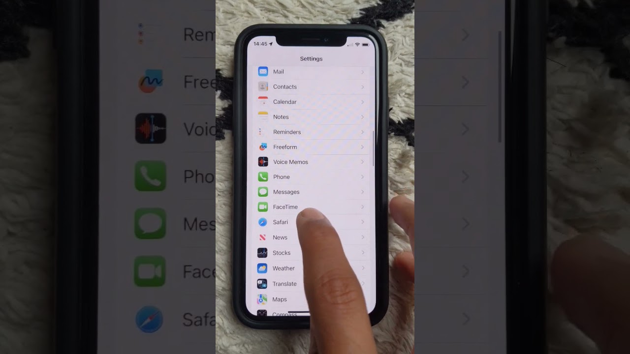 how to change the iPhone Safari default search engine