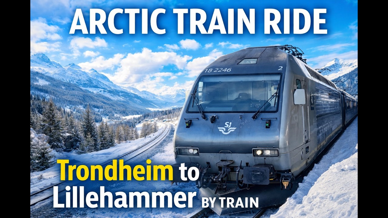 Trondheim &ndash; Lillehammer | Real-Time Train Cab Ride Through Norway