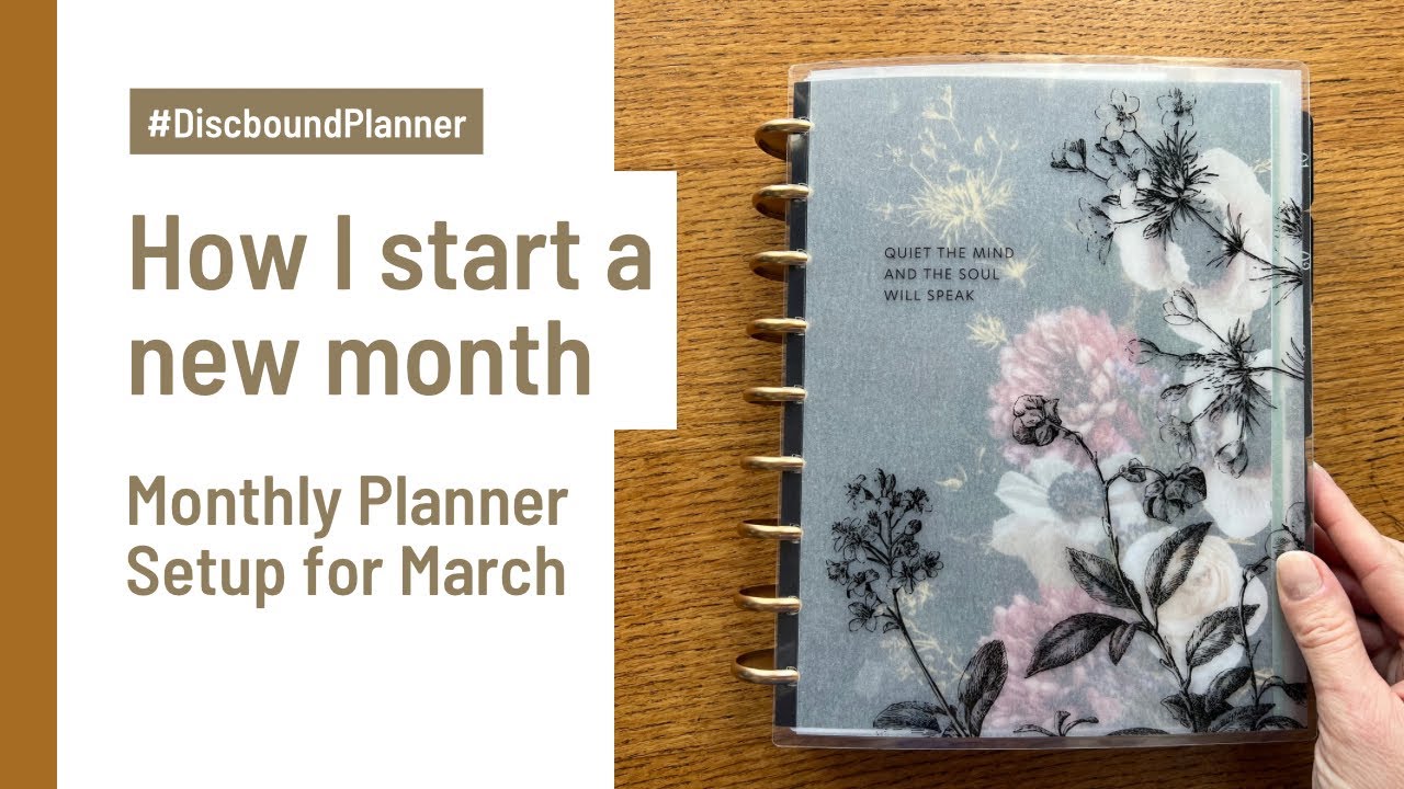 March Plan With Me | Jane&rsquo;s Agenda Classic Discbound