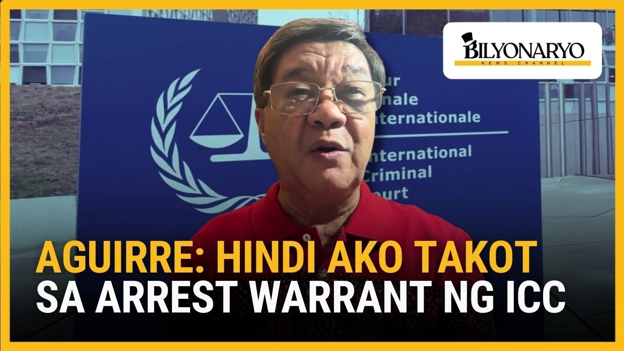 Aguirre: Hindi ako takot sa arrest warrant ng ICC | Agenda Weekend