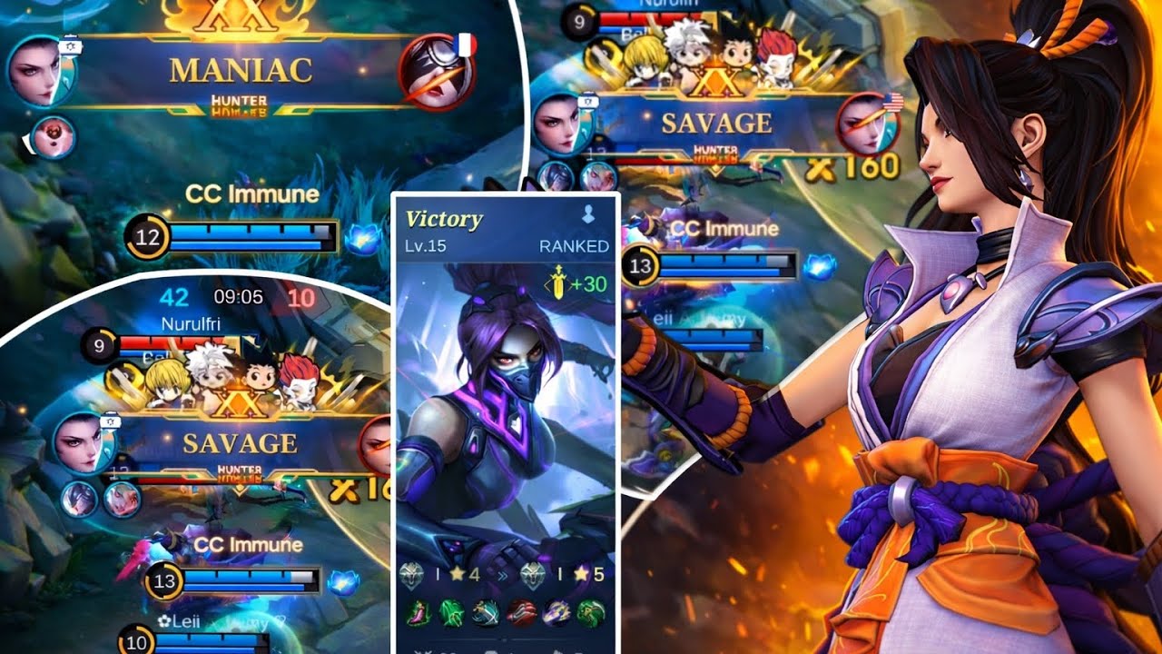 When Hanabi dicided the game!! 😈33 kills+Maniac+Savage #mlbb #gameplayhanabi #mobilelegends 