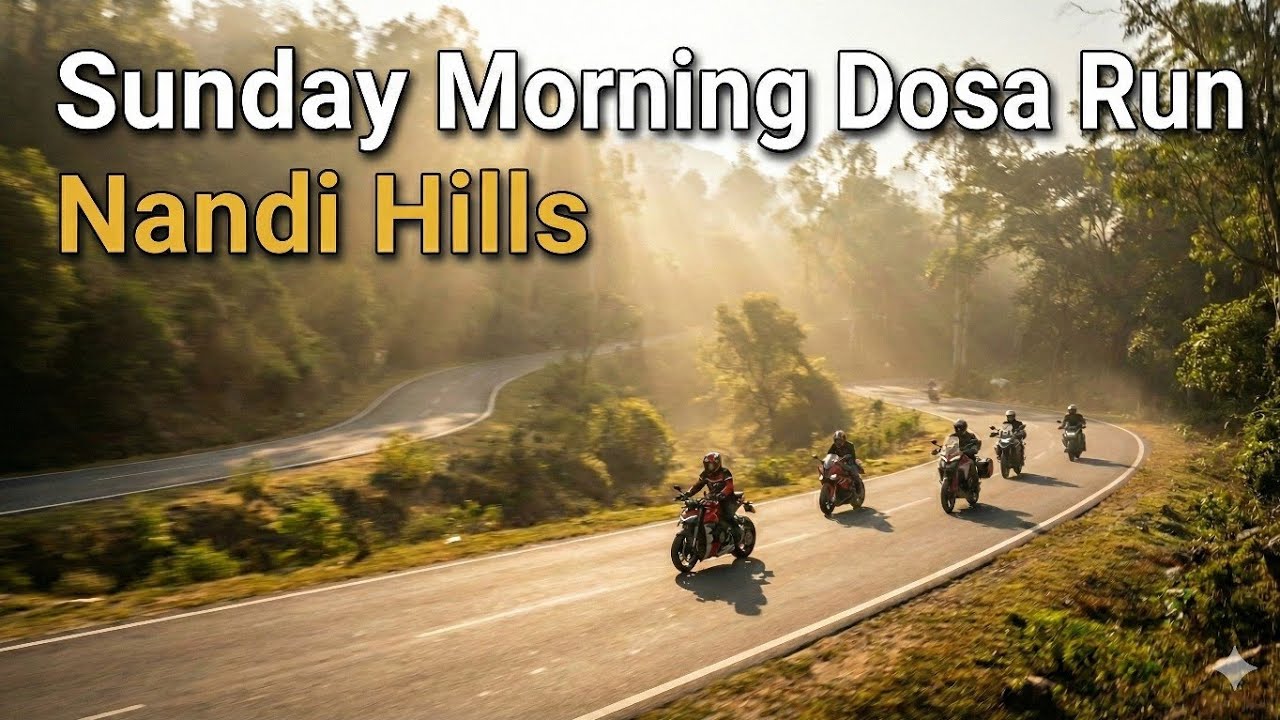 Ride to Nandi Hills | Sunday Morning Dosa Run Ft. Multistrada, S1000RR, Z900, Triumph Tiger🏍️💨