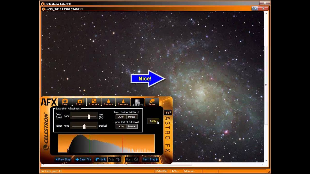 Astro FX Guide Part 4/4: Saturate and Share Images