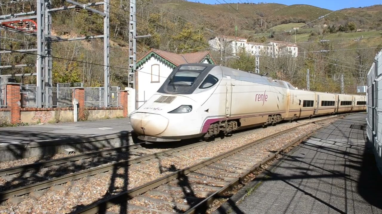 Rampa de Pajares. Trenes Alvia Talgo s130/730. 2: Entre Malvedo y Linares-Congostinas.