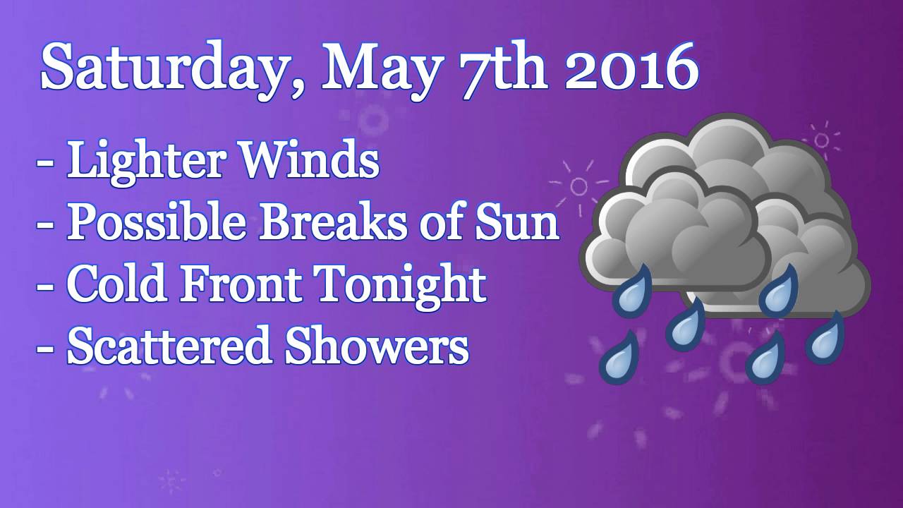 Sara Knox -Knoxy Forecast- 5/7 & 5/8