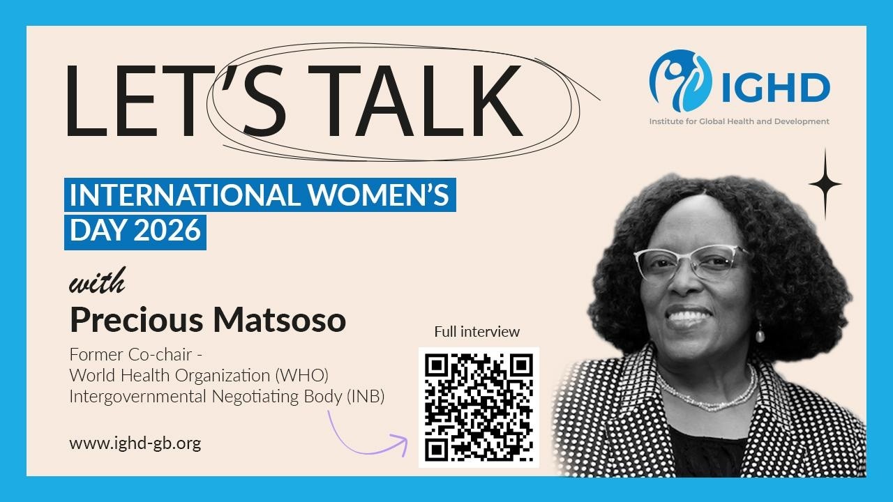 International Women's Day 2026: Interview with Precious Matsoso
