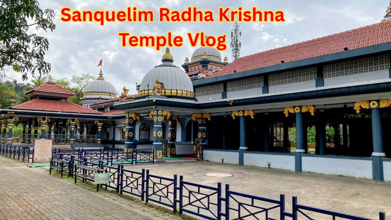Radha Krishna Mandir Sanquelim | Must Visit Temple in Goa | Goa Temple Vlog | Veer Narvekar Vlog