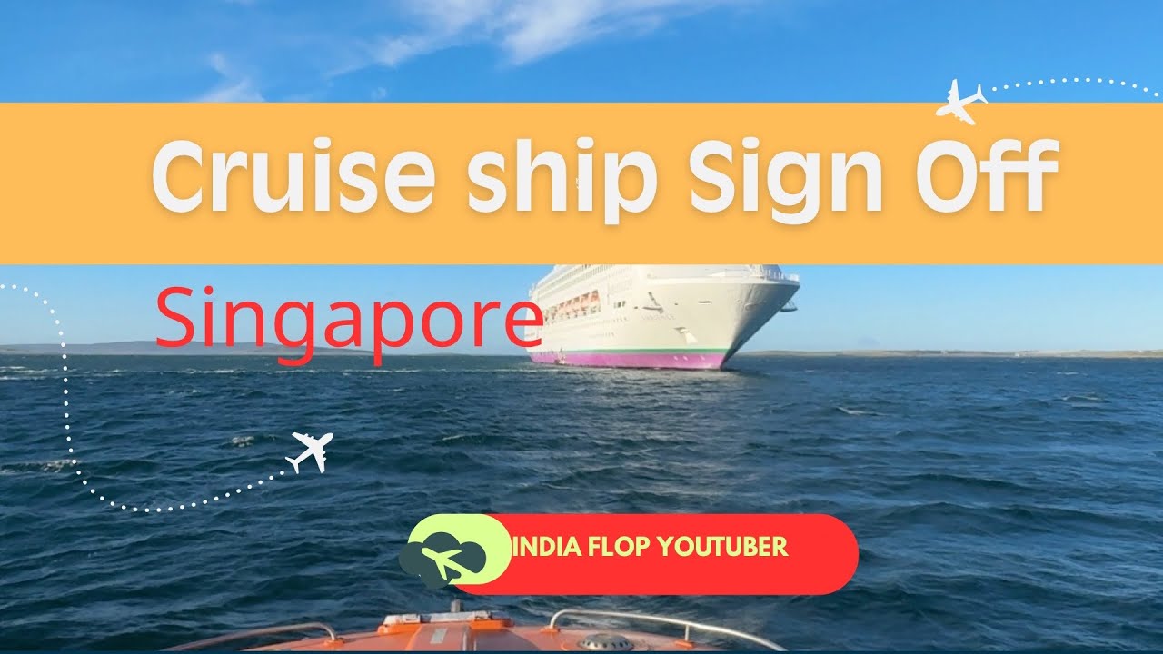 Cruise Ship Sign Off #viral #cruiseship #youtuber 