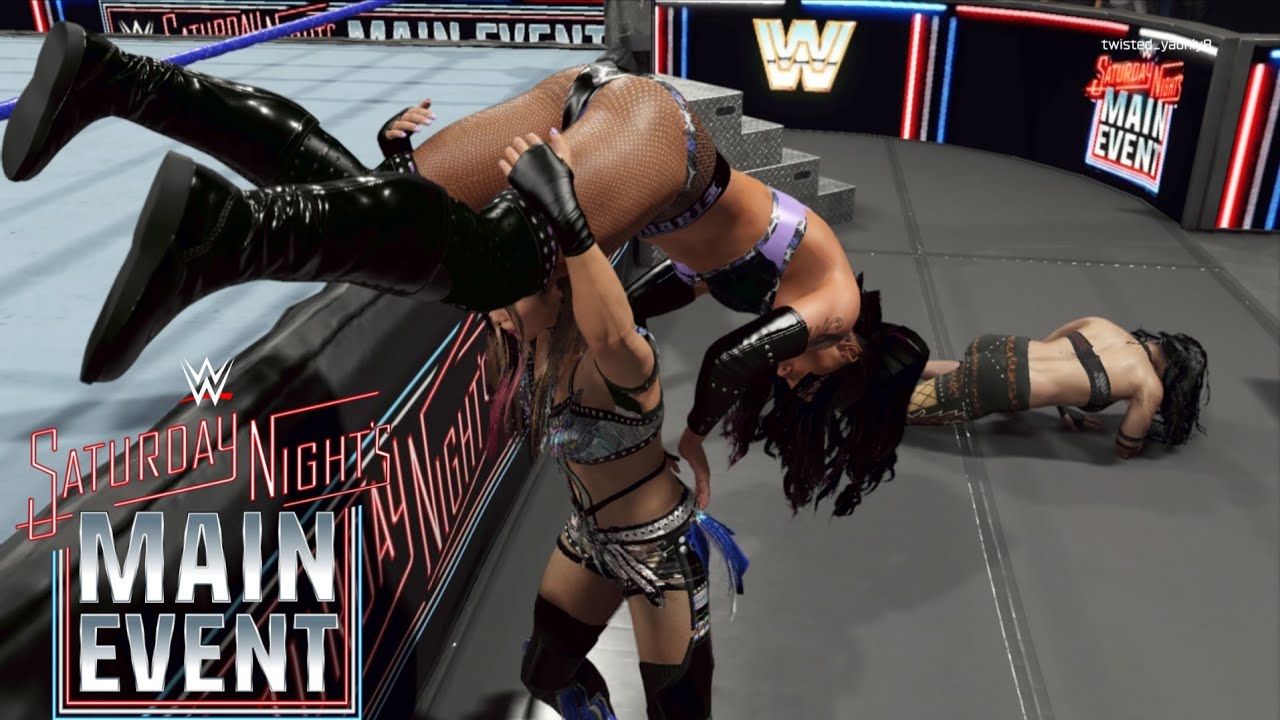 WWE 2K25 SATURDAY NIGHT'S MAIN EVENT - KAIRI SANE VS CORA JADE VS RUBY SOHO 