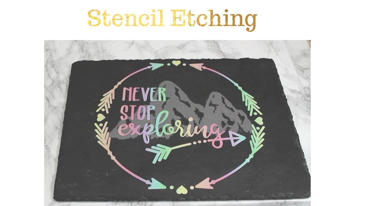 Slate Etching