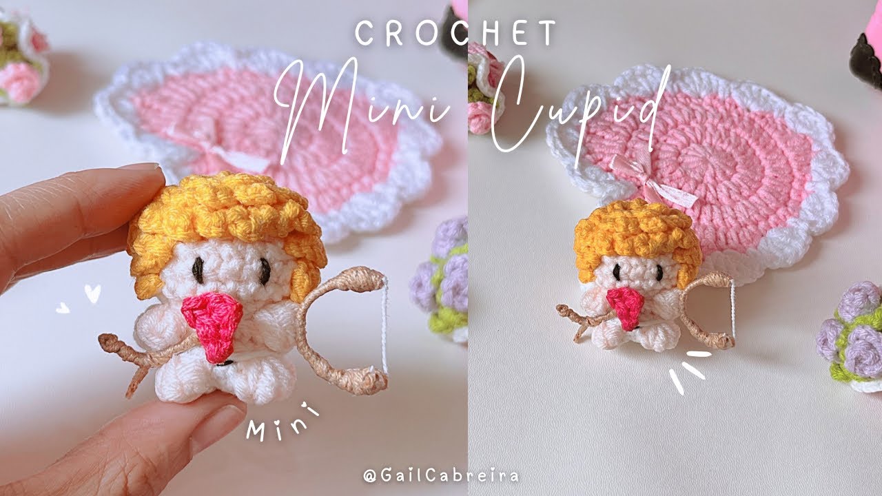 Crochet Mini CUPID | Valentine Crochet 💖