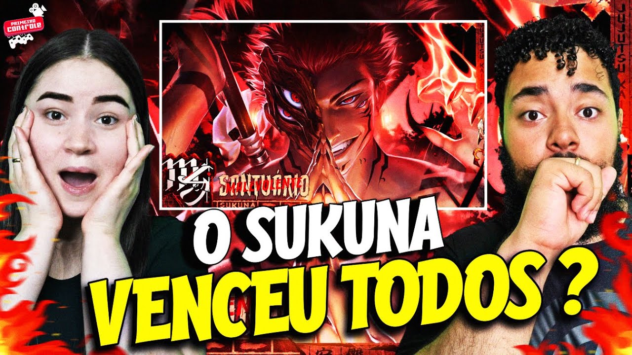 O MAIS FORTE DE TODOS ? Sukuna (Jujutsu Kaisen) - Santuário Malevolente  M4rkim - REACT EM CASAL