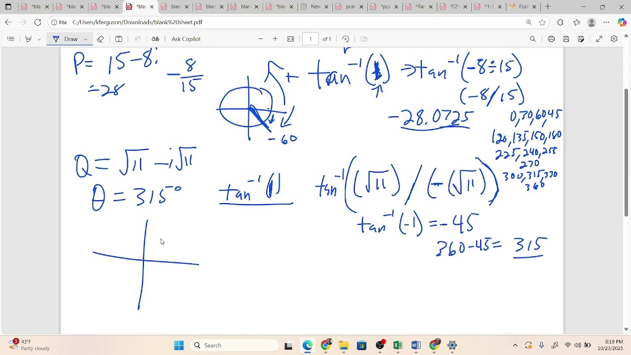 Pre calc test review part 2