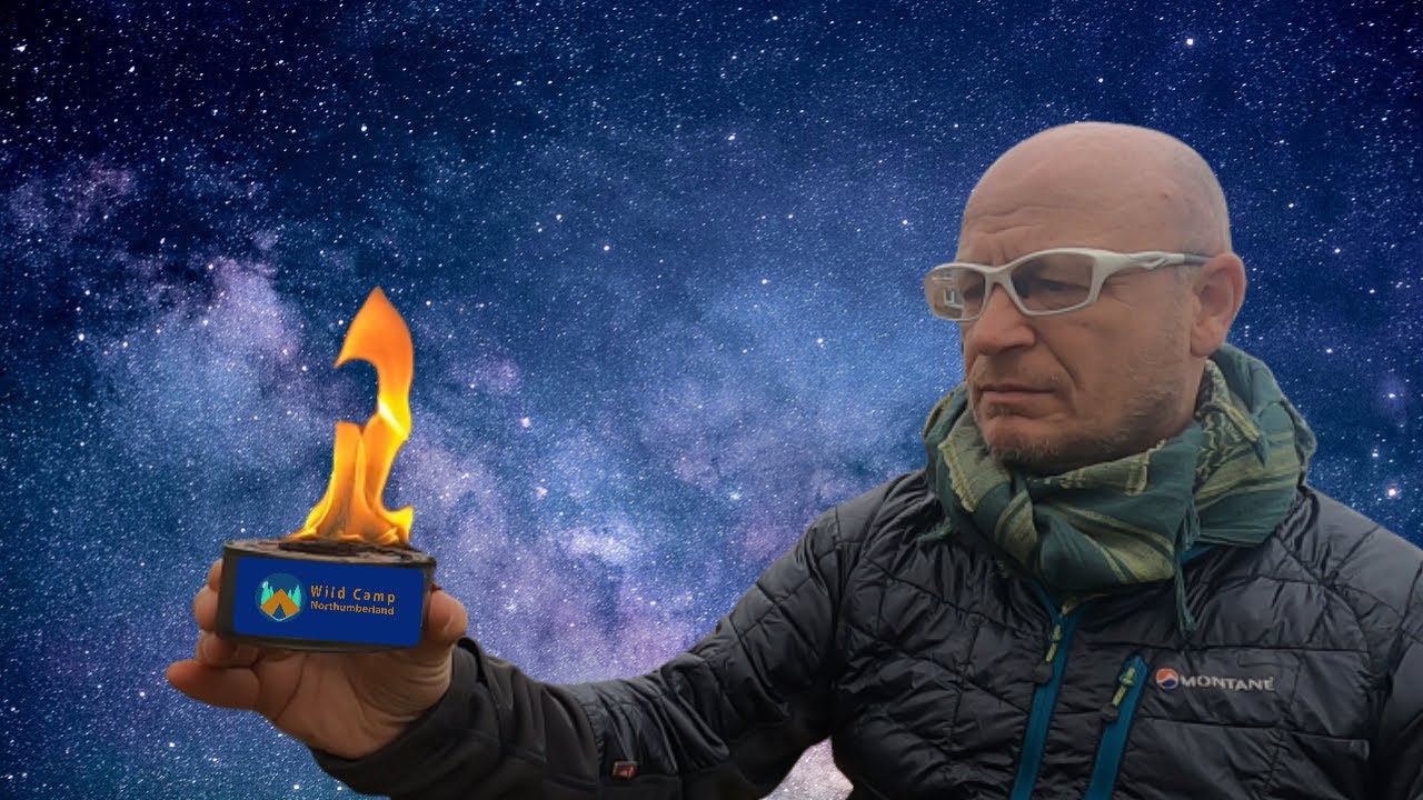 DIY camping stove | tuna tin buddy burner | wild camping | campfire | #wildcamping