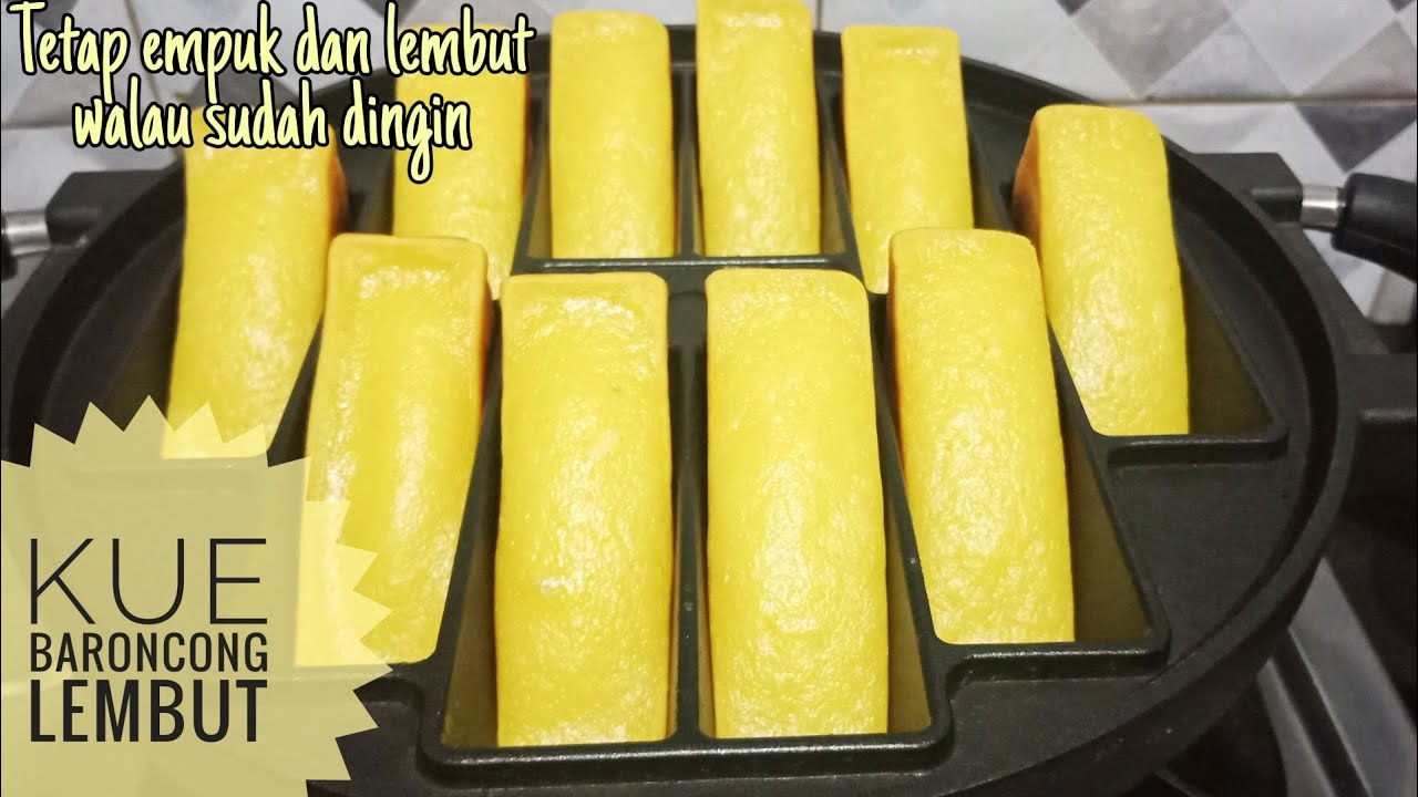 Kue Baroncong Lembut dan empuk walau sudah dingin