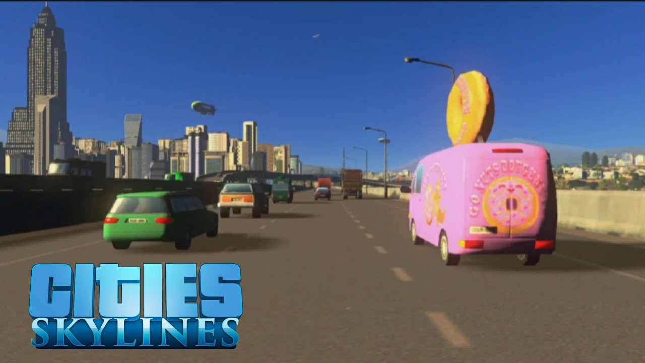 Cities Skylines PS5 | First Person Drive To Downtown