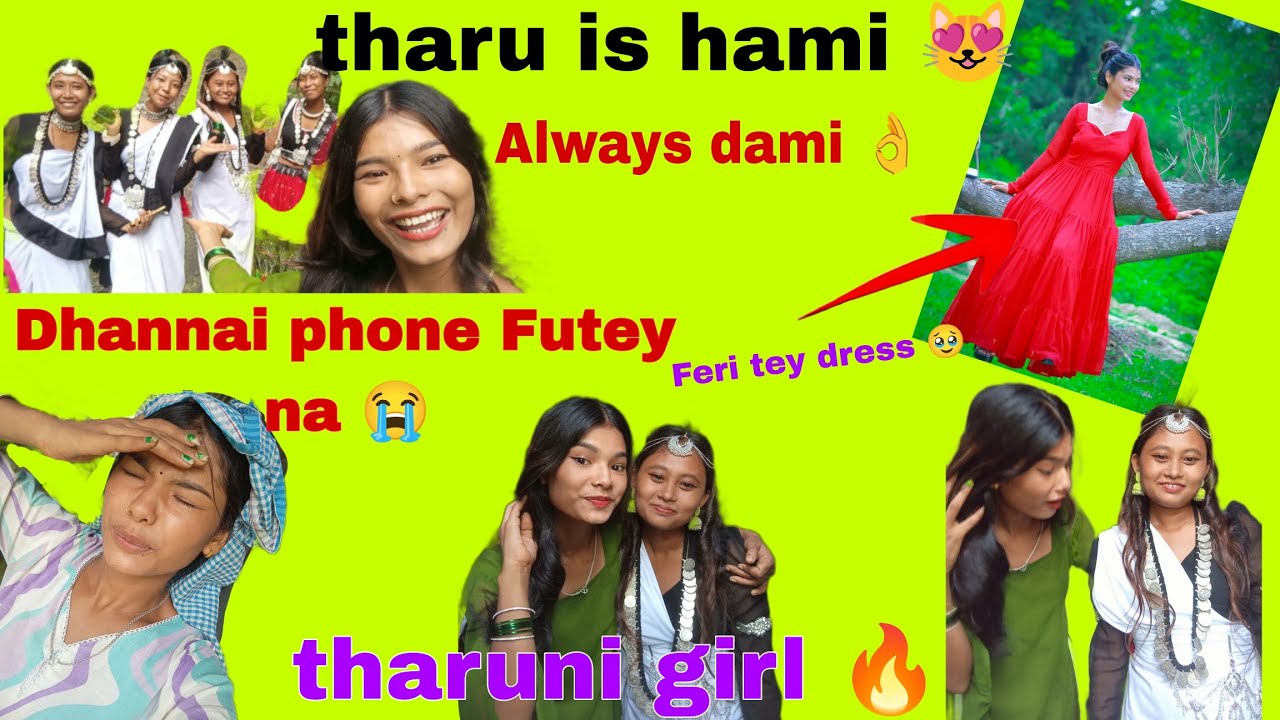 Dhannai phone futena 😭//Maile aja Pani Dress payena 🥹 //Beautiful tharuni girls 😘❤️//#bhawanavlogs 