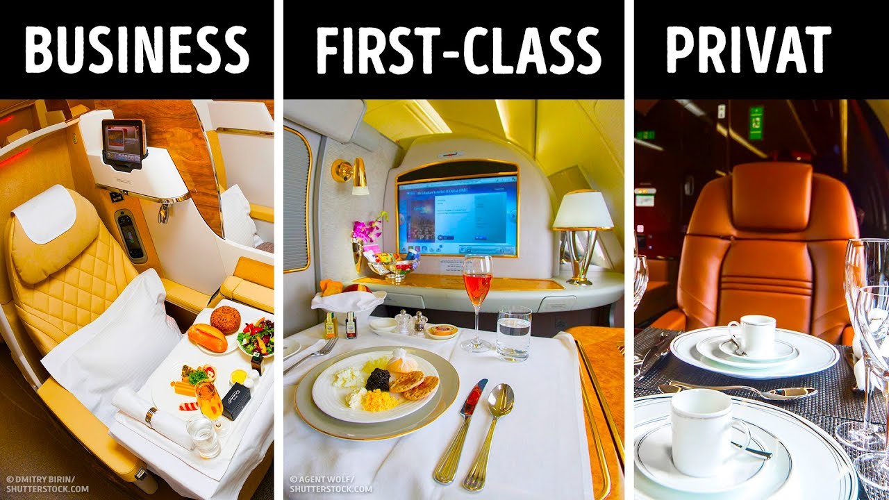 First Vs. Business Class: Was ist der Hauptunterschied?