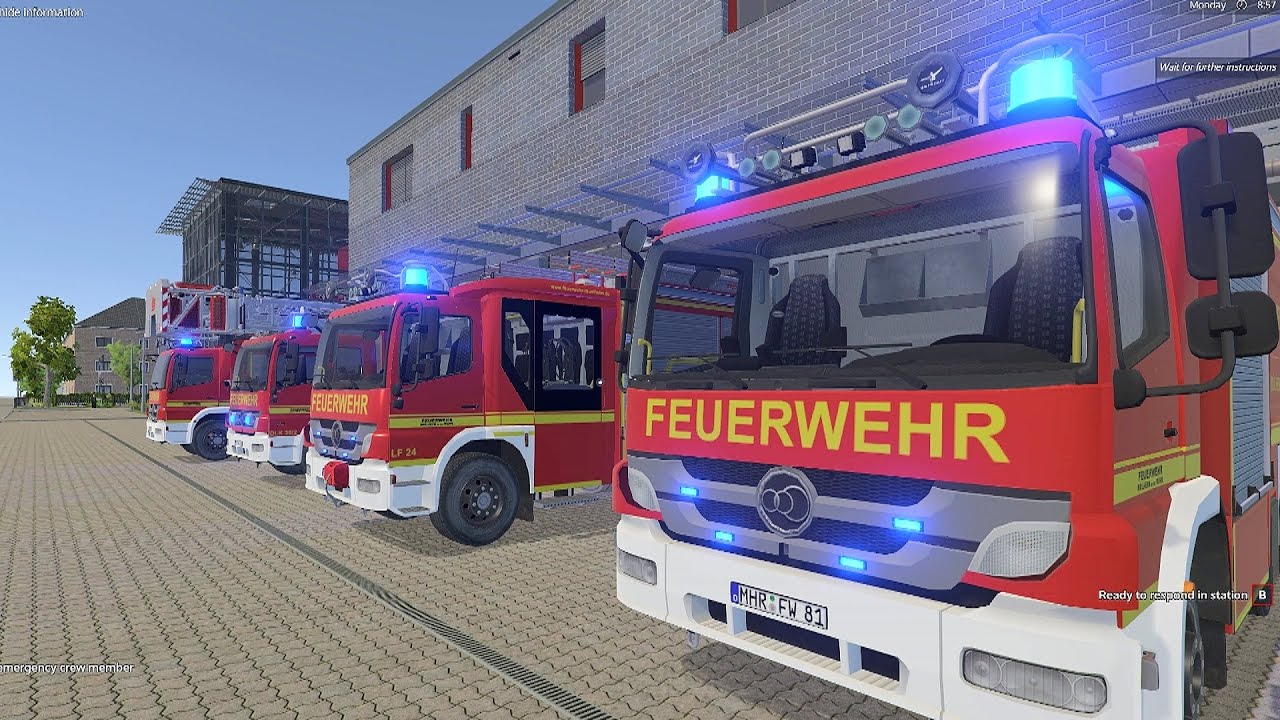 Emergency Call 112 – The Fire Fighting Simulation - Waste Fire! 4K