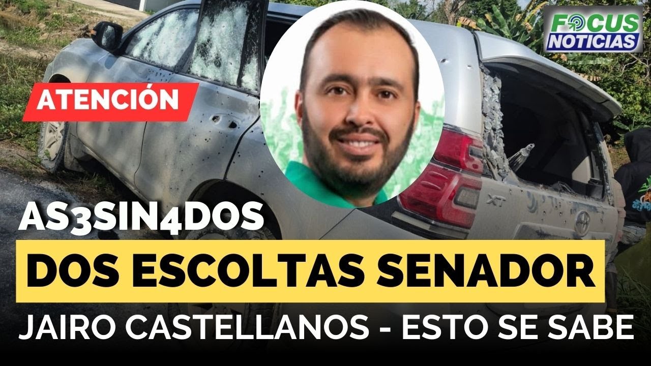EN VIVO | Atención. AS3S1N4DOS Dos ESCOLTAS del Senador JAIRO CASTELLANOS en ARAUCA #FocusNoticias
